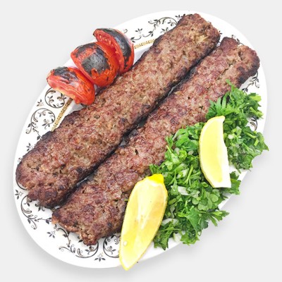 چلو کوبیده مخصوص 2 سیخ